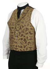 Versailles Vest - Brown Tapestry