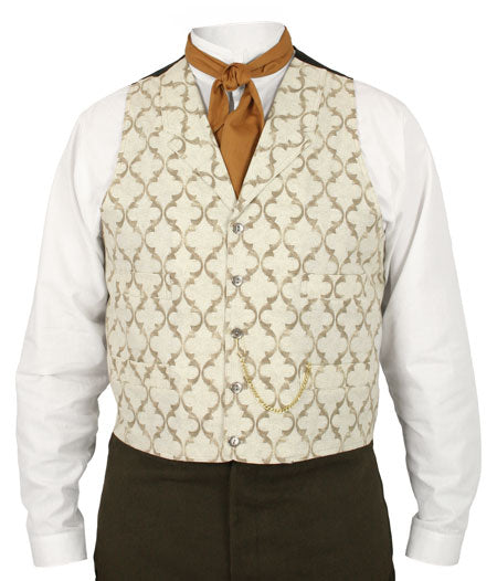 Pascal Vest - Ivory Scroll