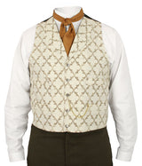 Pascal Vest - Ivory Scroll