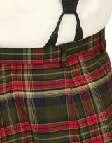 Mens Knickers - Green and Red Plaid