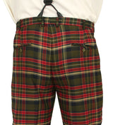 Mens Knickers - Green and Red Plaid