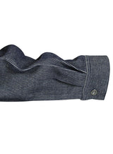 Longview Bib Shirt - Denim Stripe