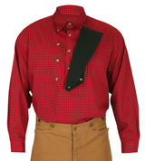 Appaloosa Bib Shirt - Red/Black Check