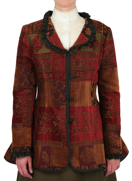 Quinn Outing Jacket - Burgundy