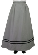 Cotton Walking Skirt - Gray