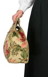 Small Carpetbag - Tan Floral