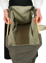 Large Carpetbag - Black Tweed