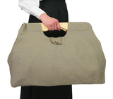 Large Carpetbag - Tan Tweed