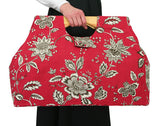 Large Carpetbag - Red Floral
