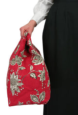 Large Carpetbag - Red Floral