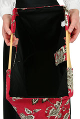 Large Carpetbag - Red Floral