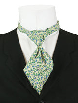 Cotton Teck Tie - Vintage Blue Rose