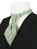 Cotton Teck Tie - Vintage Blue Rose