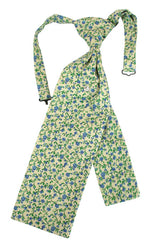 Cotton Teck Tie - Vintage Blue Rose