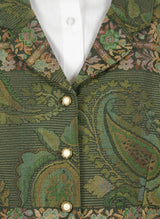 Cypress Vest - Olive Paisley