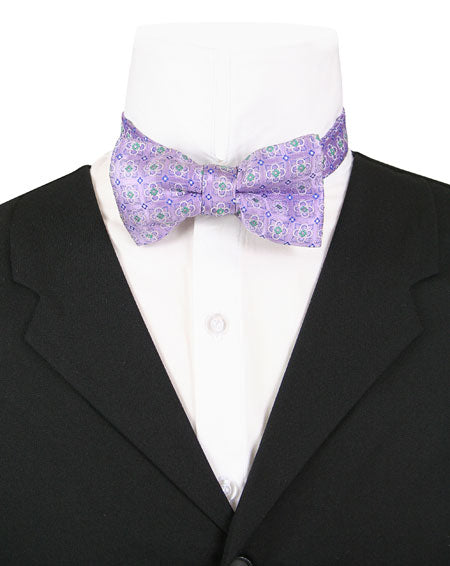 Mens Bow Tie - Lavendar Floral