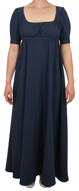 Rebecca Regency Dress - Navy Blue