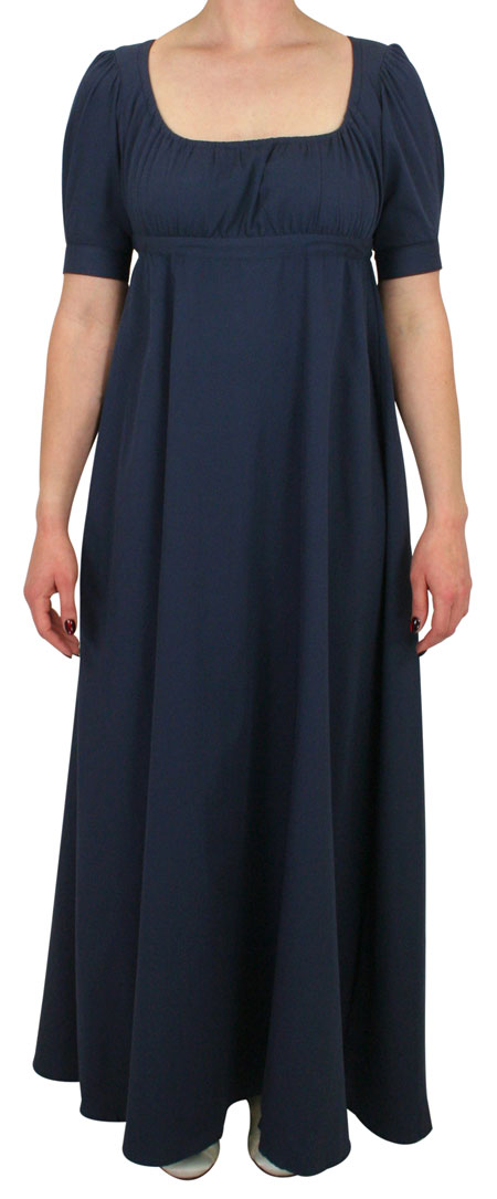 Rebecca Regency Dress - Navy Blue