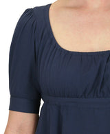 Rebecca Regency Dress - Navy Blue