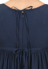 Rebecca Regency Dress - Navy Blue