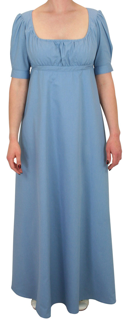 Rebecca Regency Dress - Light Blue