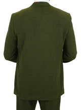 Hartford Three-Piece Tweed Suit - Olive