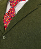 Hartford Three-Piece Tweed Suit - Olive