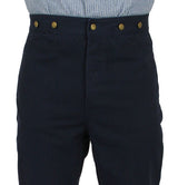 Classic Canvas Trousers - Navy