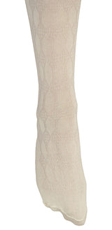 Long Socks - Cream Silk