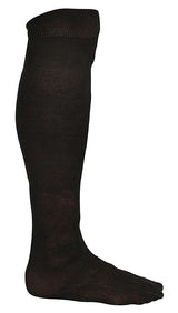 Long Socks - Black Silk