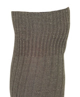 Long Socks - Charcoal Wool