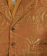 Randolph Brocade Vest - Brown