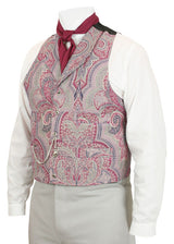 Hawthorn Tapestry Vest - Gray Paisley