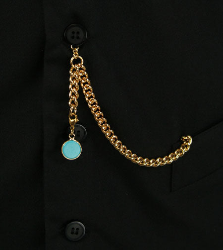 Single Albert Pocket Watch Chain - Gold – Historical Emporium