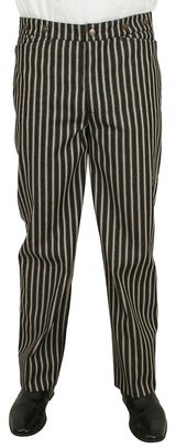 Caldwell Striped Trousers - Black/Cream
