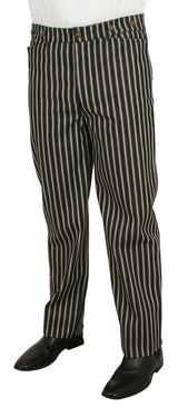 Caldwell Striped Trousers - Black/Cream