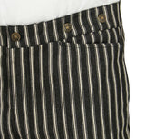 Caldwell Striped Trousers - Black/Cream