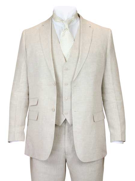 Riverdale Linen Coat - Natural