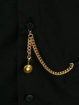 Pocket Watch Fob - Gold Orb