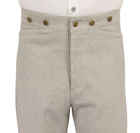 Hanover Trousers - Natural Stripe