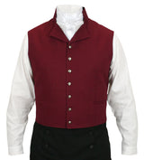 Fairfax Regency Vest - Burgundy