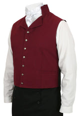 Fairfax Regency Vest - Burgundy