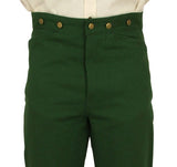 Classic Canvas Trousers - Green