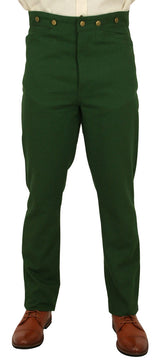 Classic Canvas Trousers - Green