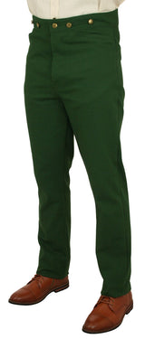 Classic Canvas Trousers - Green