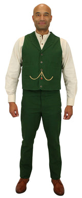 Classic Canvas Trousers - Green