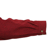 Trimble Shirt - Dark Red Leaf