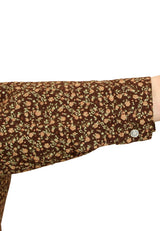 Essential Work Dress - Brown Calico