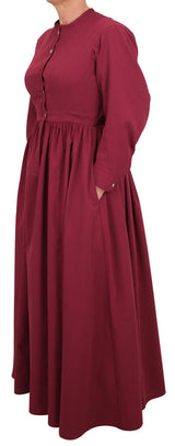 Essential Work Dress - Burgundy