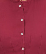 Victorian Ladies Burgundy/Red Cotton Dress (Size L) | Dickens | Downton Abbey | Edwardian Victorian Ladies Burgundy/Red Cotton Dress (Size L) | Dickens | Downton Abbey | Edwardian